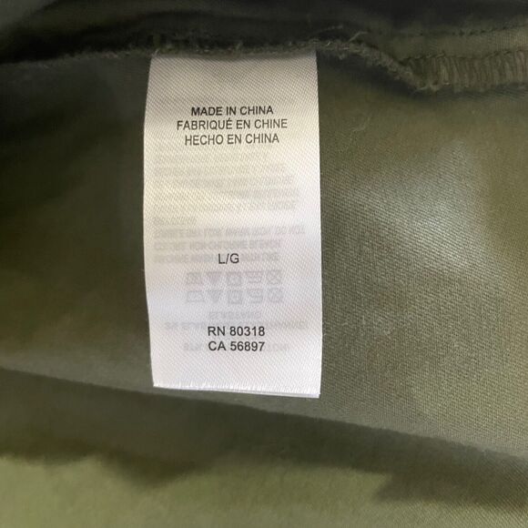 NWT Lucky Brand Womens Camo Belted Utility Jacket Size Large Olive Multi Green - Picture 9 of 12